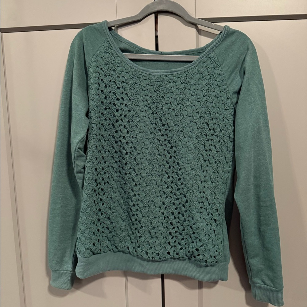 Maurices Teal Knit Pullover